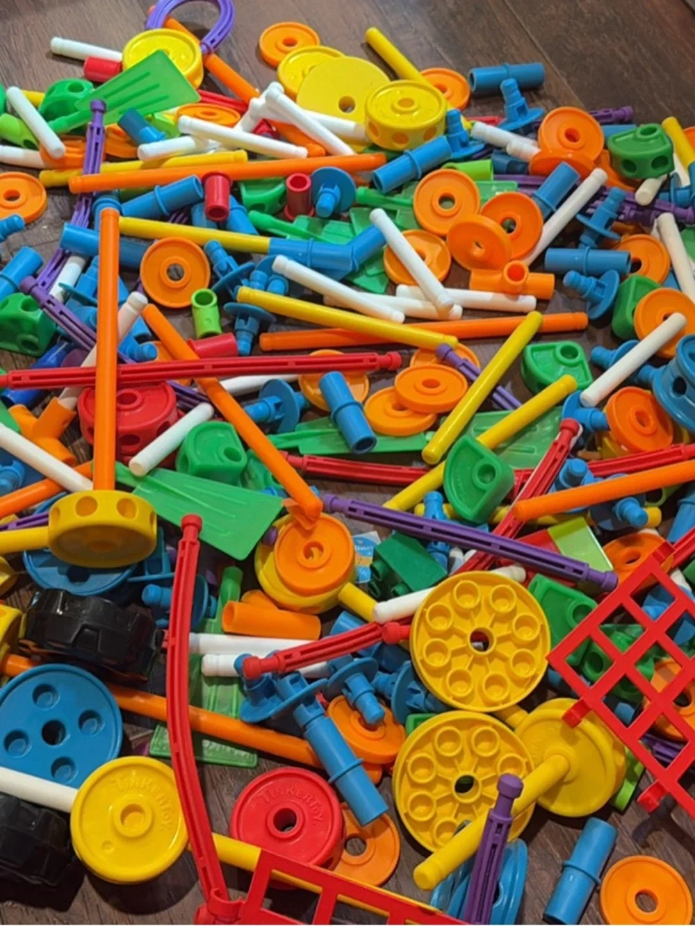 Colorful Kids Construction Set - Bright Multicolor Build Pieces